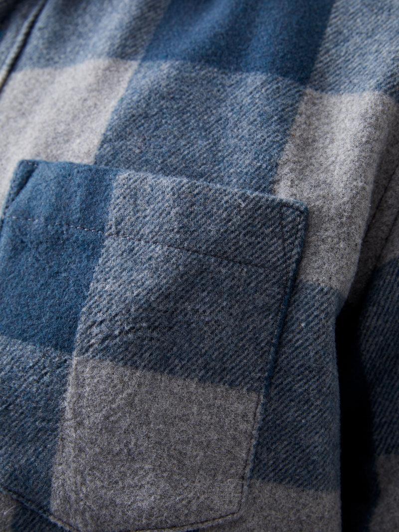 French Connection Neve Check Shirt Blue Check
