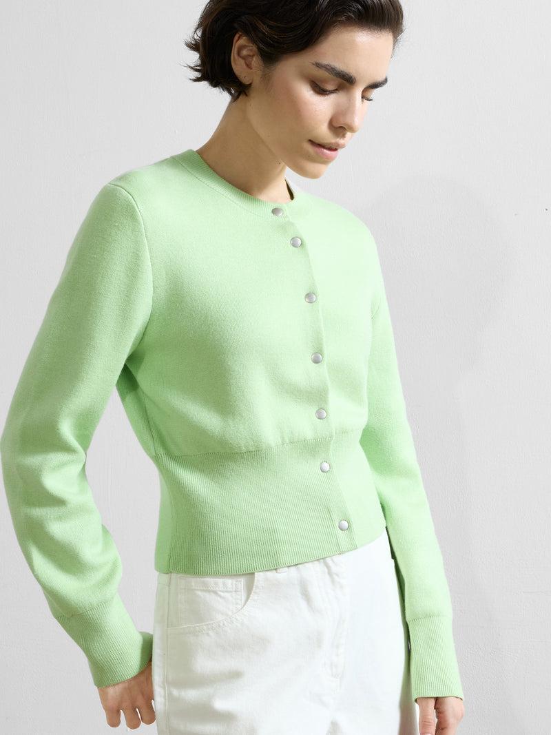 French Connection Nyrobi Cardigan Apple Green