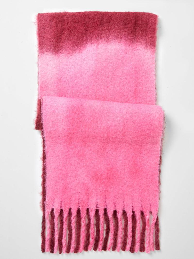 french connection Ombre Soft Touch Scarf Pink