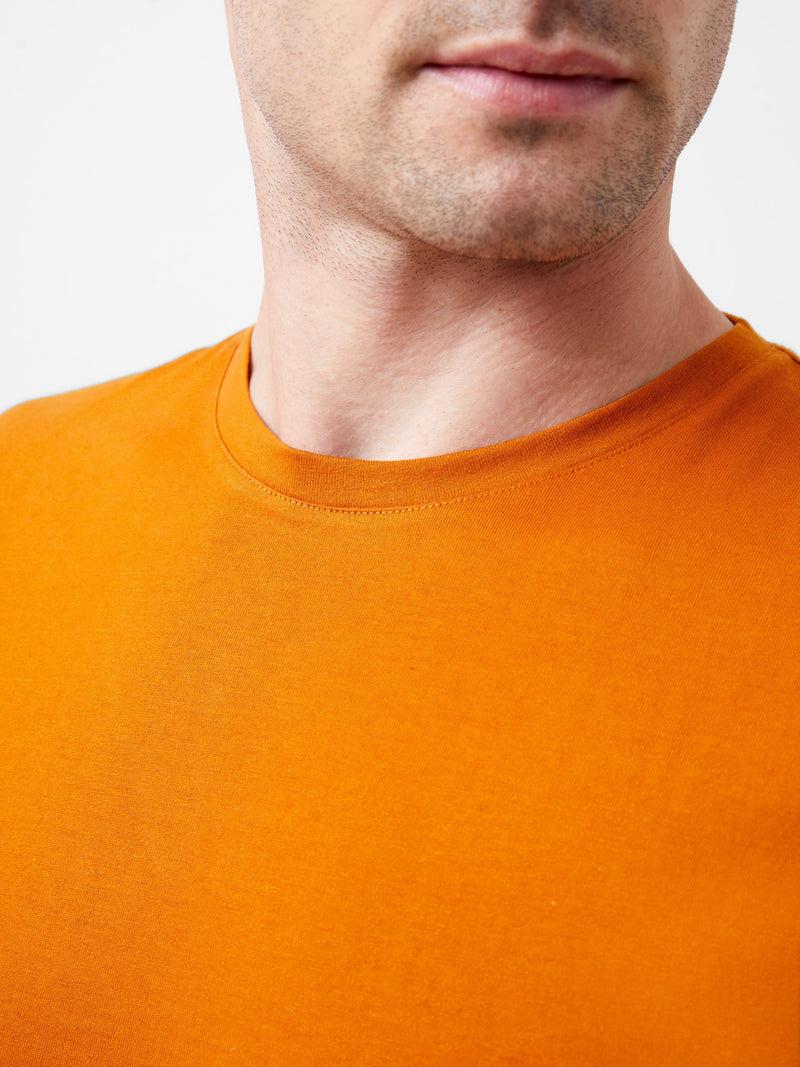 French Connection Organic Cotton T-Shirt Rust