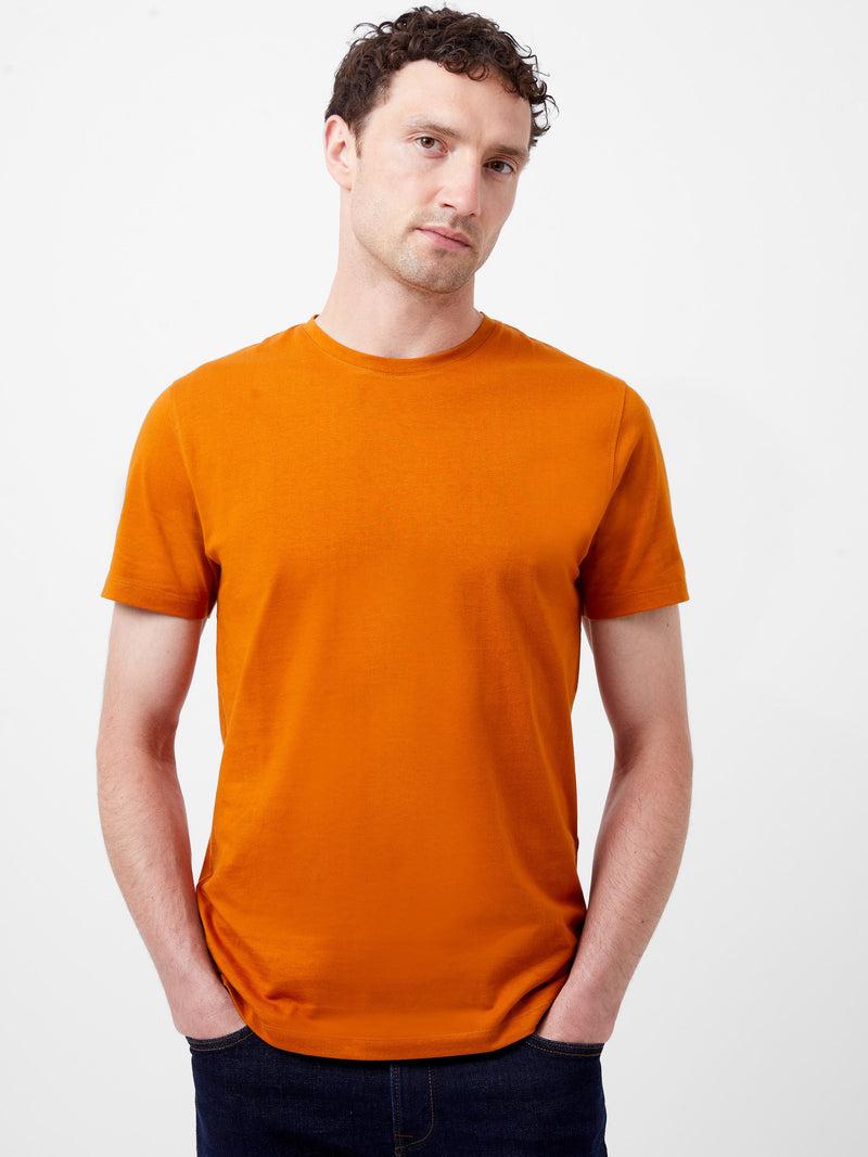 french connection Organic Cotton T-Shirt Rust