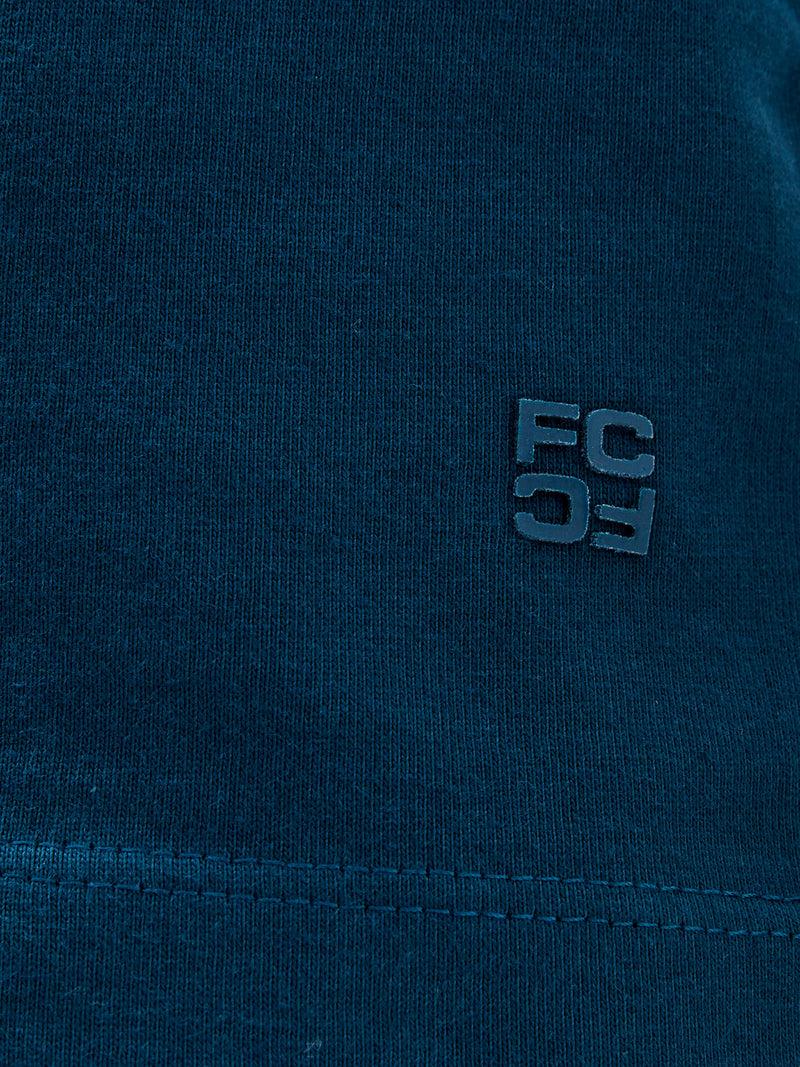 French Connection Organic Cotton T-Shirt Teal Blue