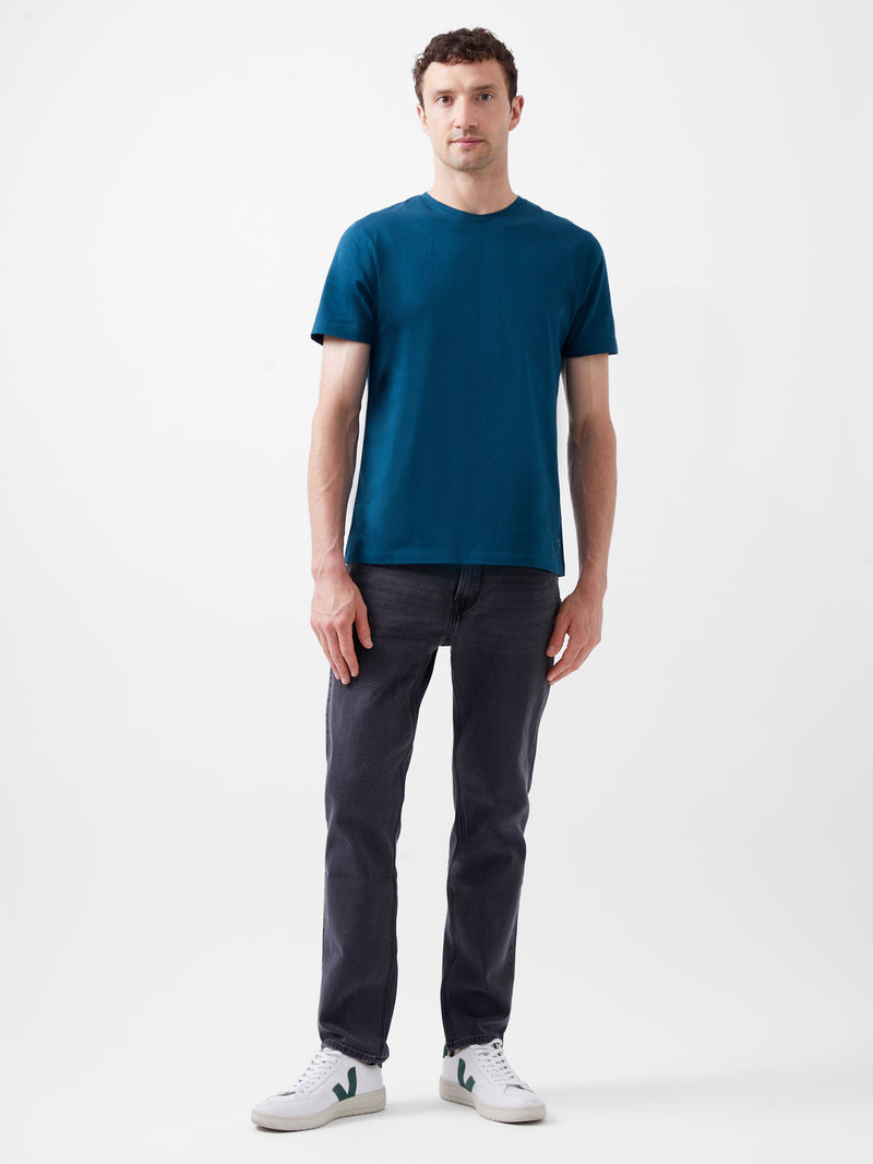 French Connection Organic Cotton T-Shirt Teal Blue