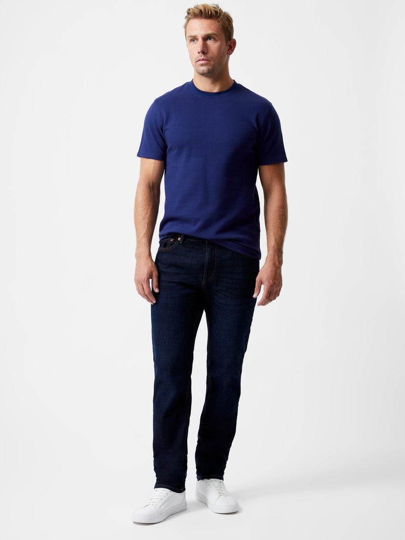 French Connection Ottoman Crew Neck T-Shirt Marine