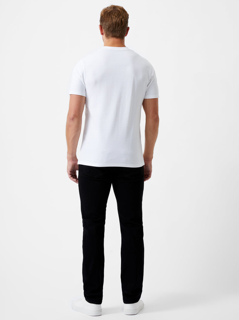 French Connection Ottoman Crew Neck T-Shirt White
