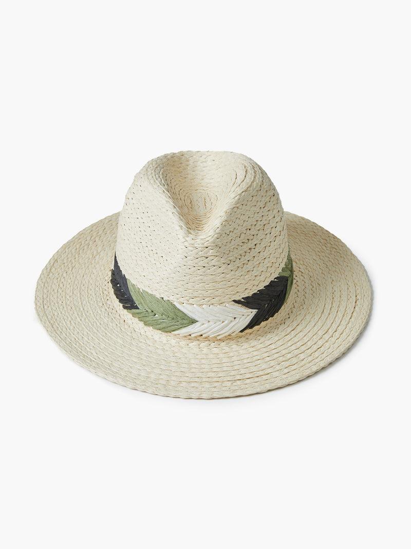 french connection Panama Hat Natural