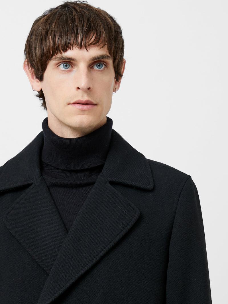 French Connection Pea Coat Black