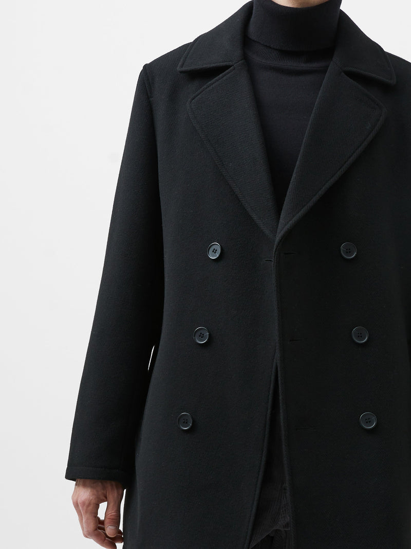 French Connection Pea Coat Black
