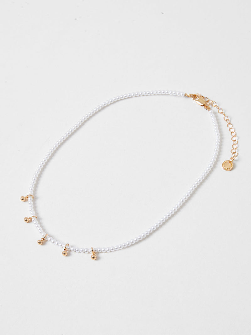 french connection Pearl Necklace