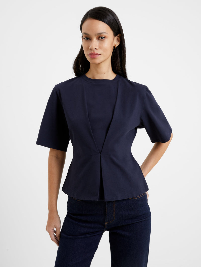 french connection Pearl Top Utility Blue