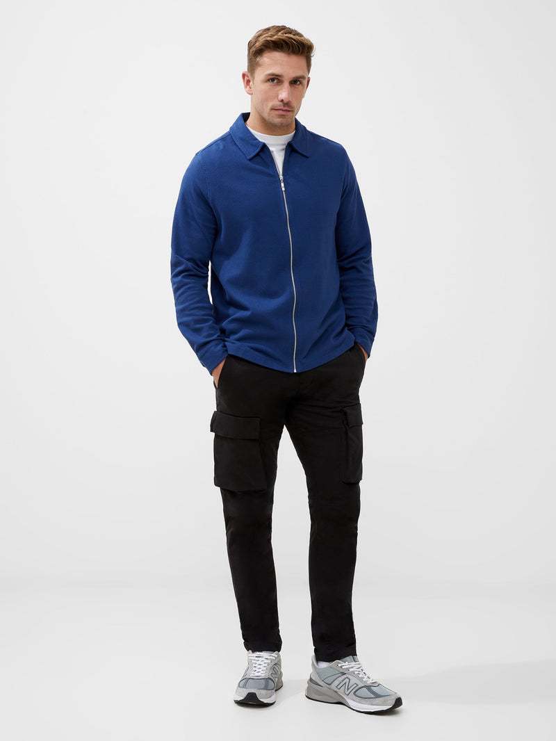 French Connection Popcorn Zip-Through Shirt
