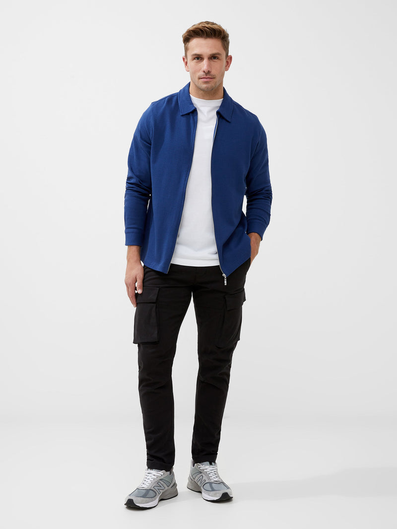 French Connection Popcorn Zip-Through Shirt