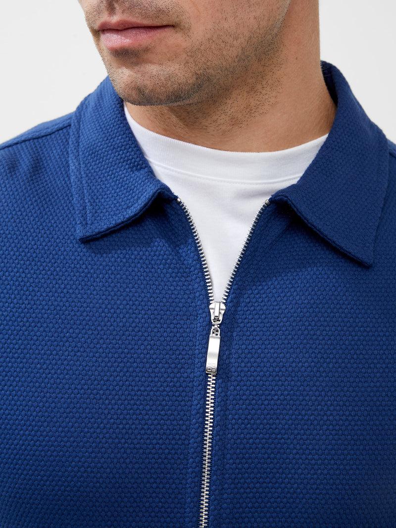 French Connection Popcorn Zip-Through Shirt