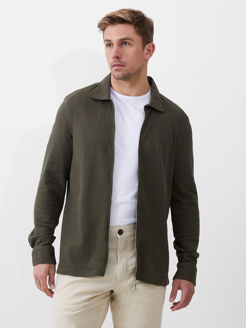 french connection Popcorn Zip-Through Shirt