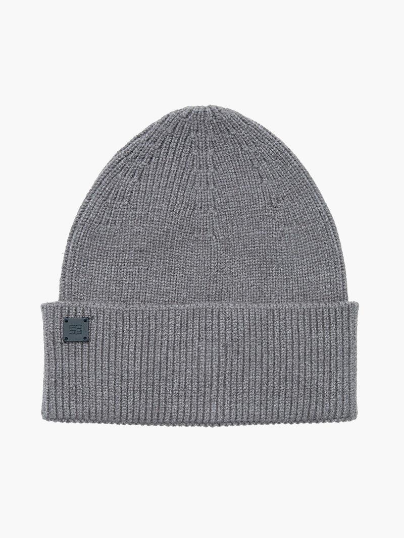 french connection Ribbed Beanie Dark Grey