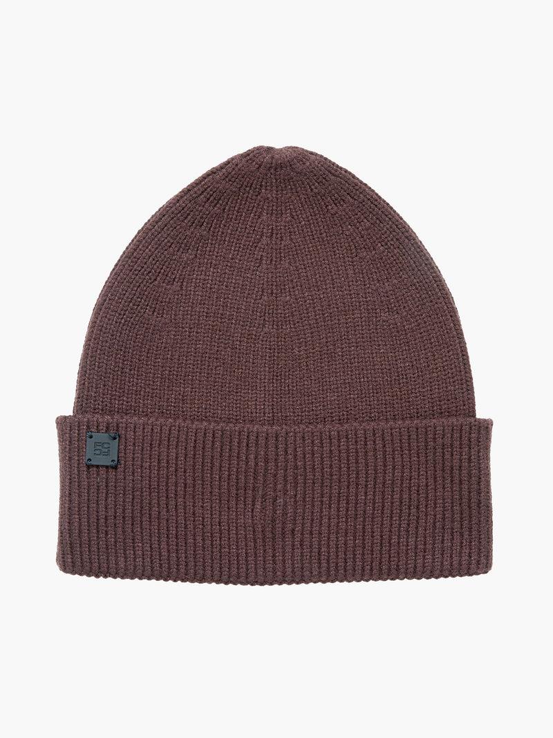 french connection Ribbed Beanie Truffle
