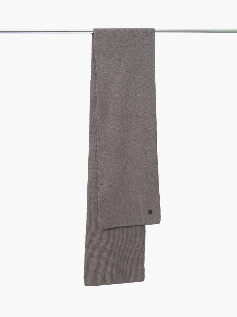 French Connection Ribbed Scarf Dark Grey