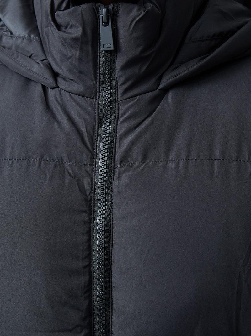 French Connection Row Long Gilet Black