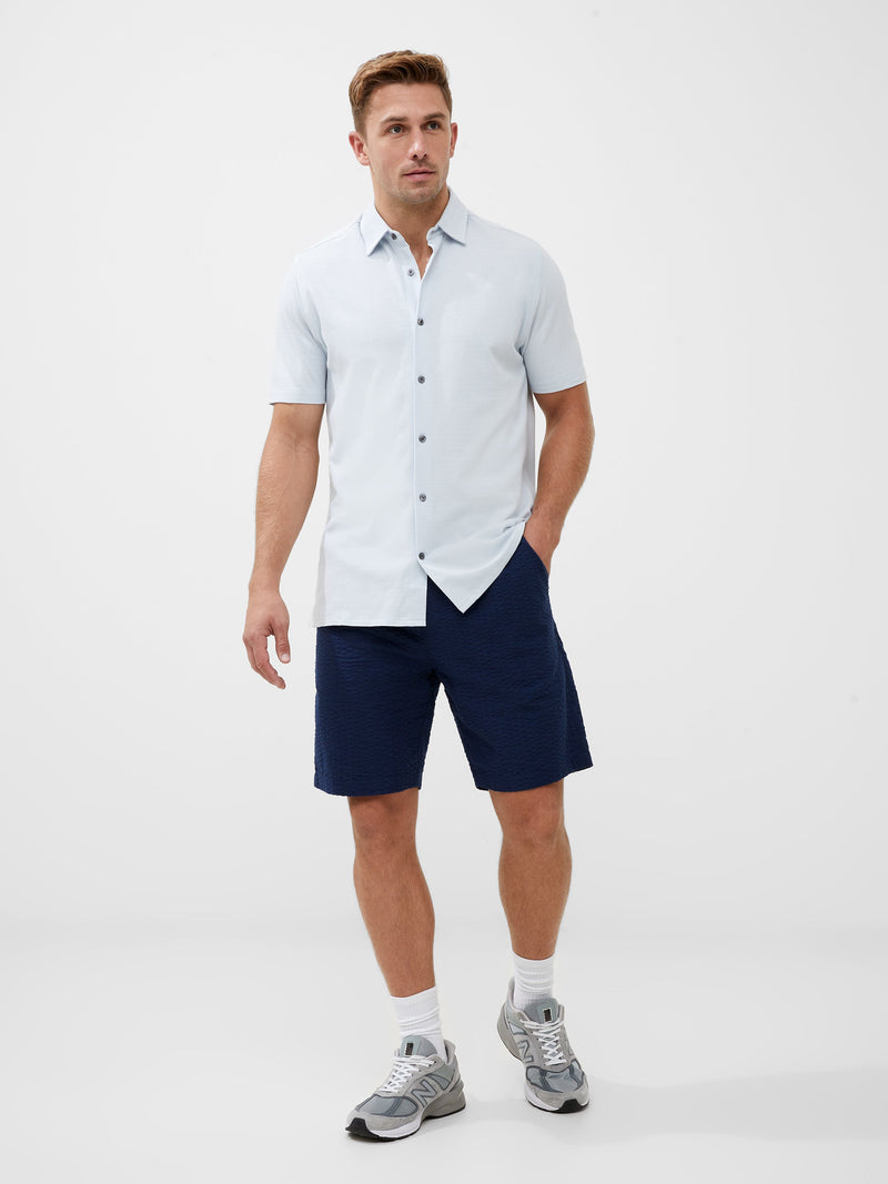 french connection Seersucker Shorts Navy