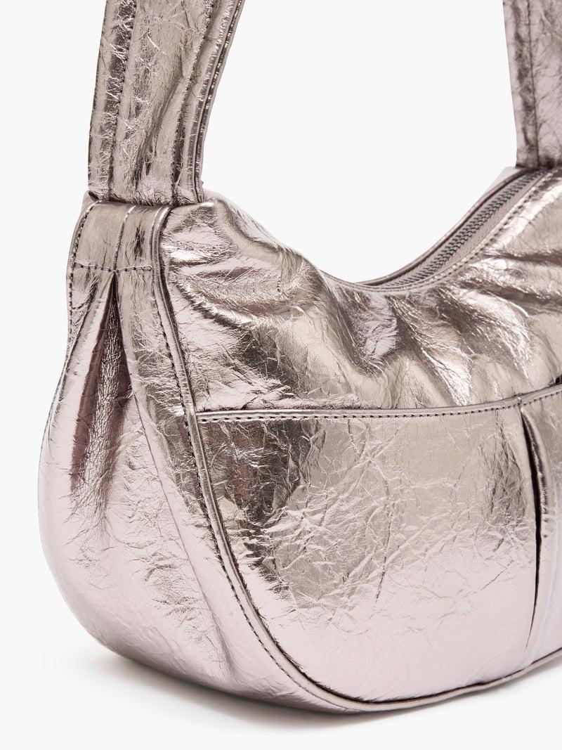 French Connection Small Banana Bag Pewter