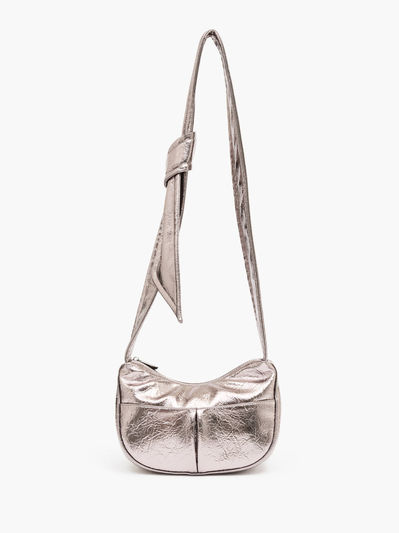 french connection Small Banana Bag Pewter