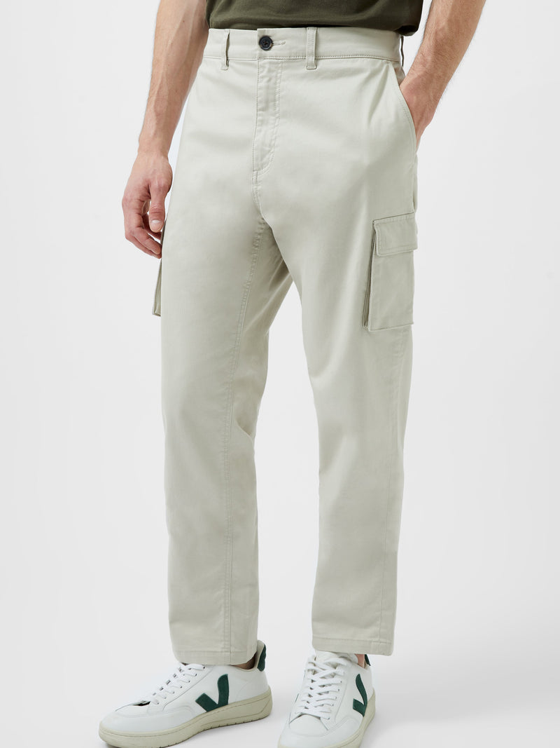 French Connection Smart Cargo Pants Stone