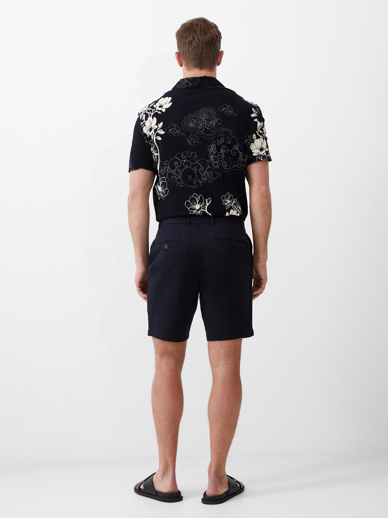 French Connection Stretch Chino Shorts Black