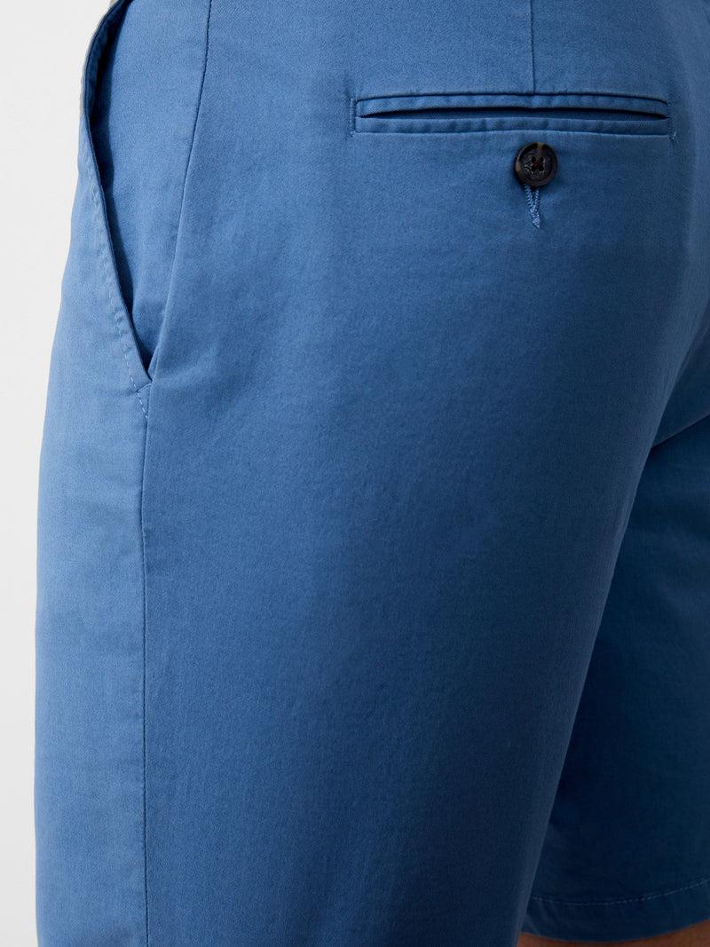 French Connection Stretch Chino Shorts Steel Blue