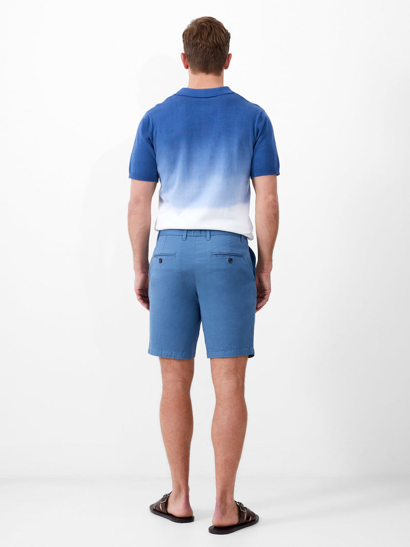 French Connection Stretch Chino Shorts Steel Blue