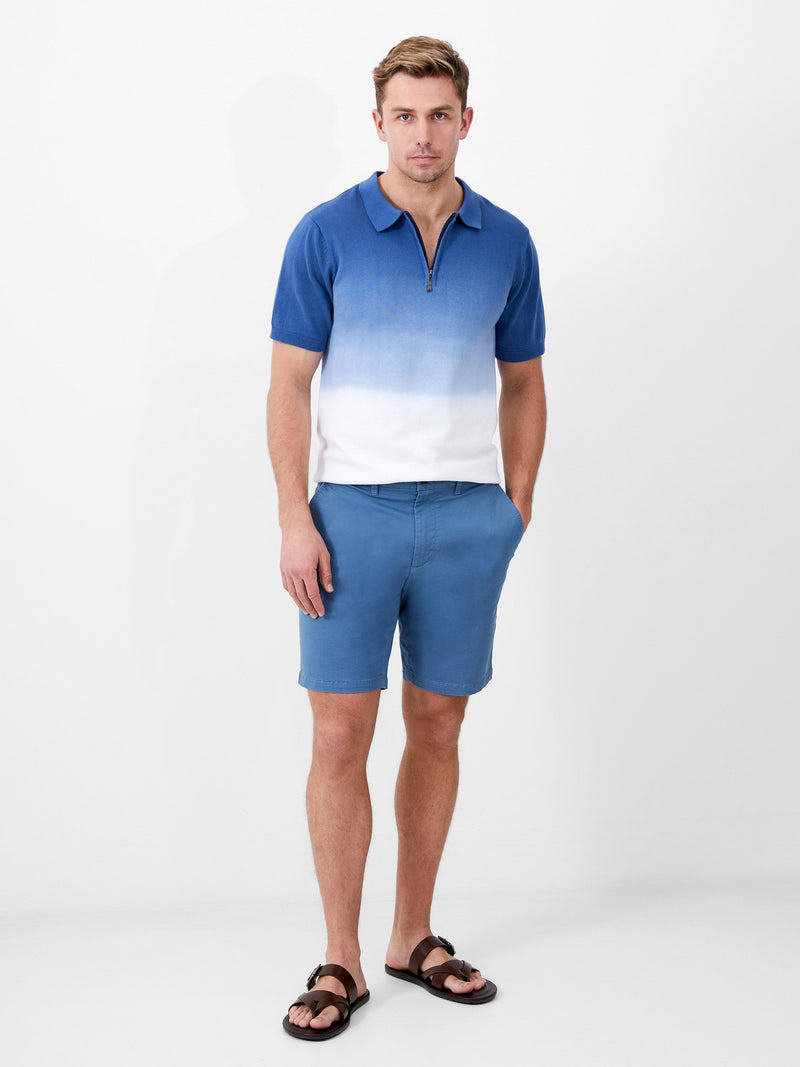 french connection Stretch Chino Shorts Steel Blue