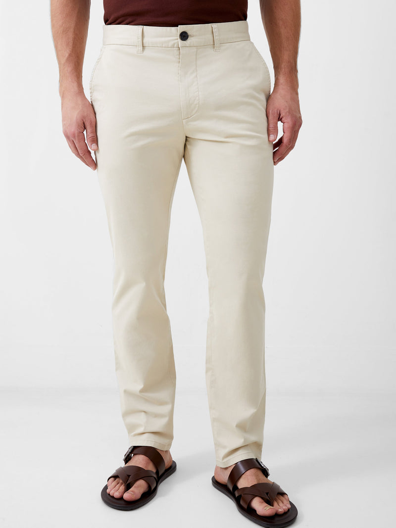 French Connection Stretch Chino Trousers Stone