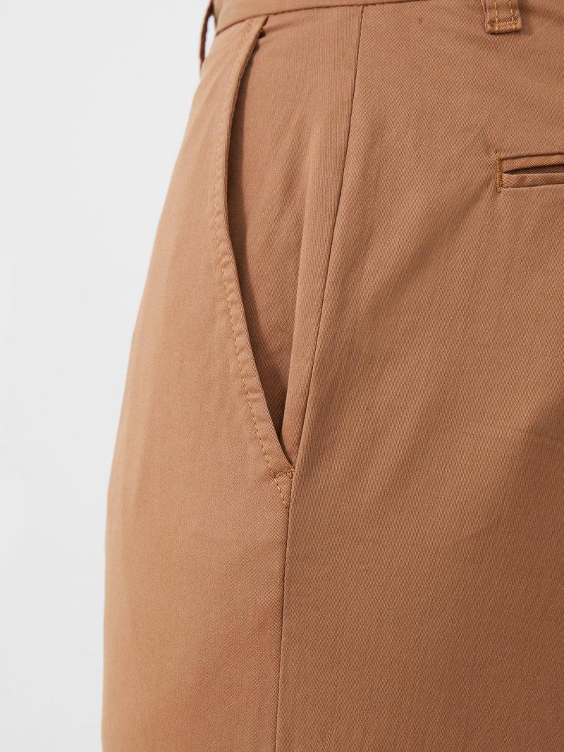 French Connection Stretch Chino Trousers Tobacco