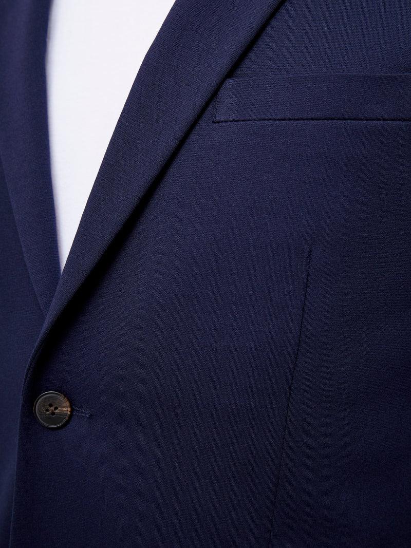 French Connection Stretch Knit Suit Jacket Marine