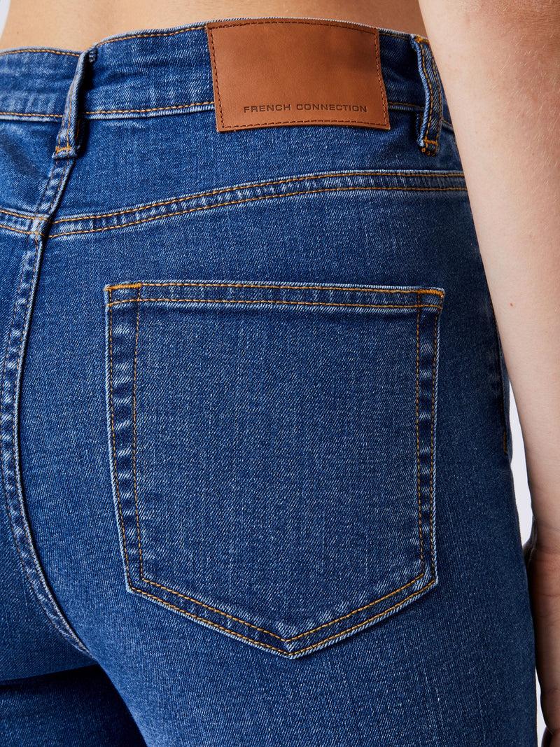 French Connection Toms Denim Flared Jeans Mid Wash