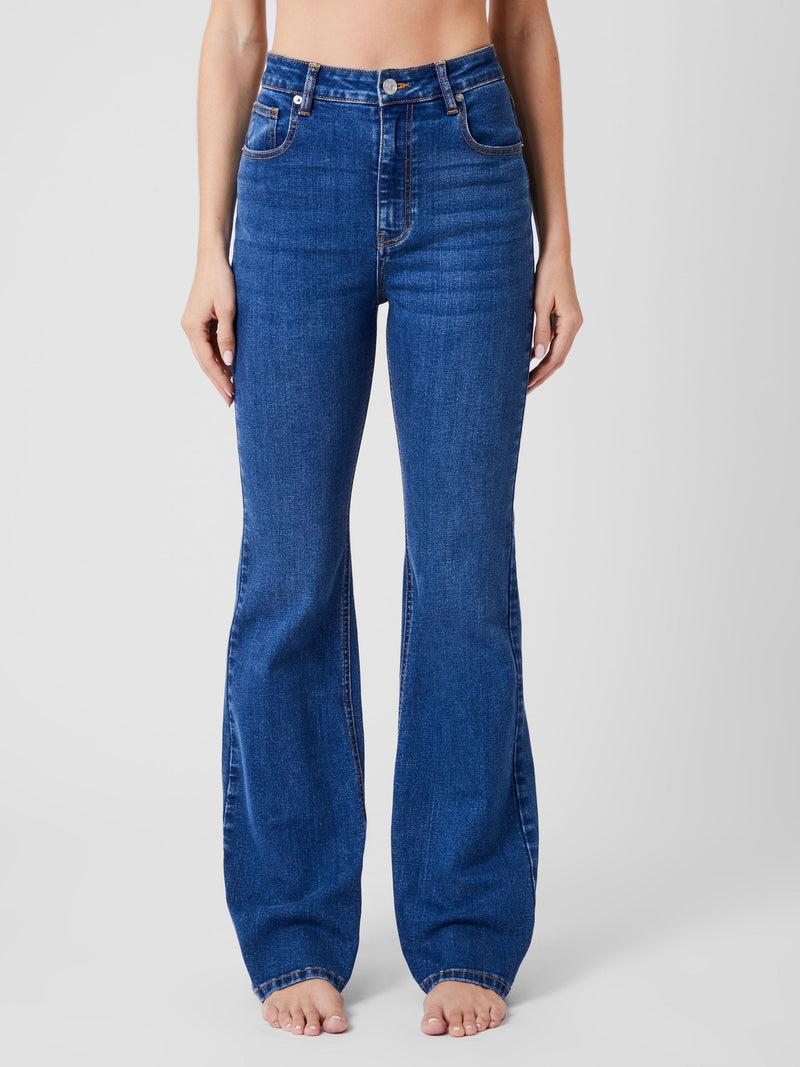 french connection Toms Denim Flared Jeans Mid Wash