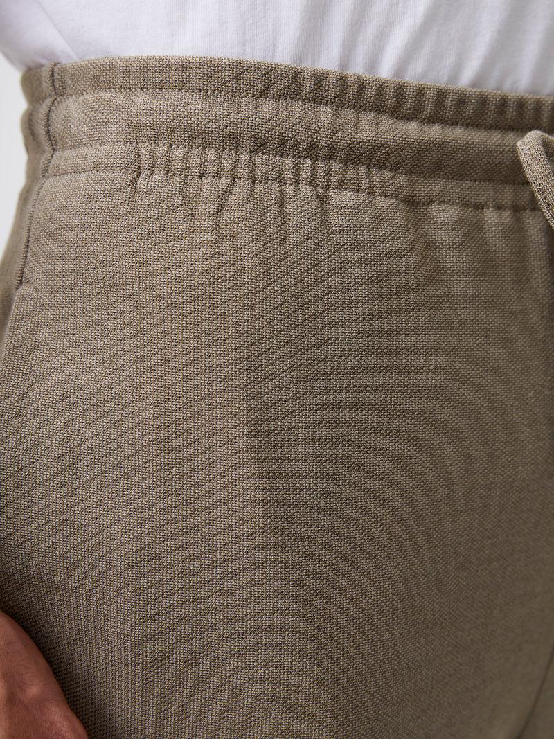 French Connection Twill Tie Waistband Joggers Sand