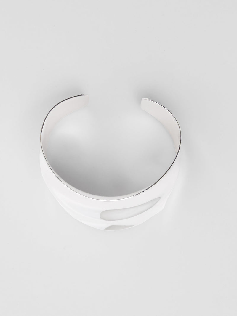 French Connection Wide Open Cuff Silver