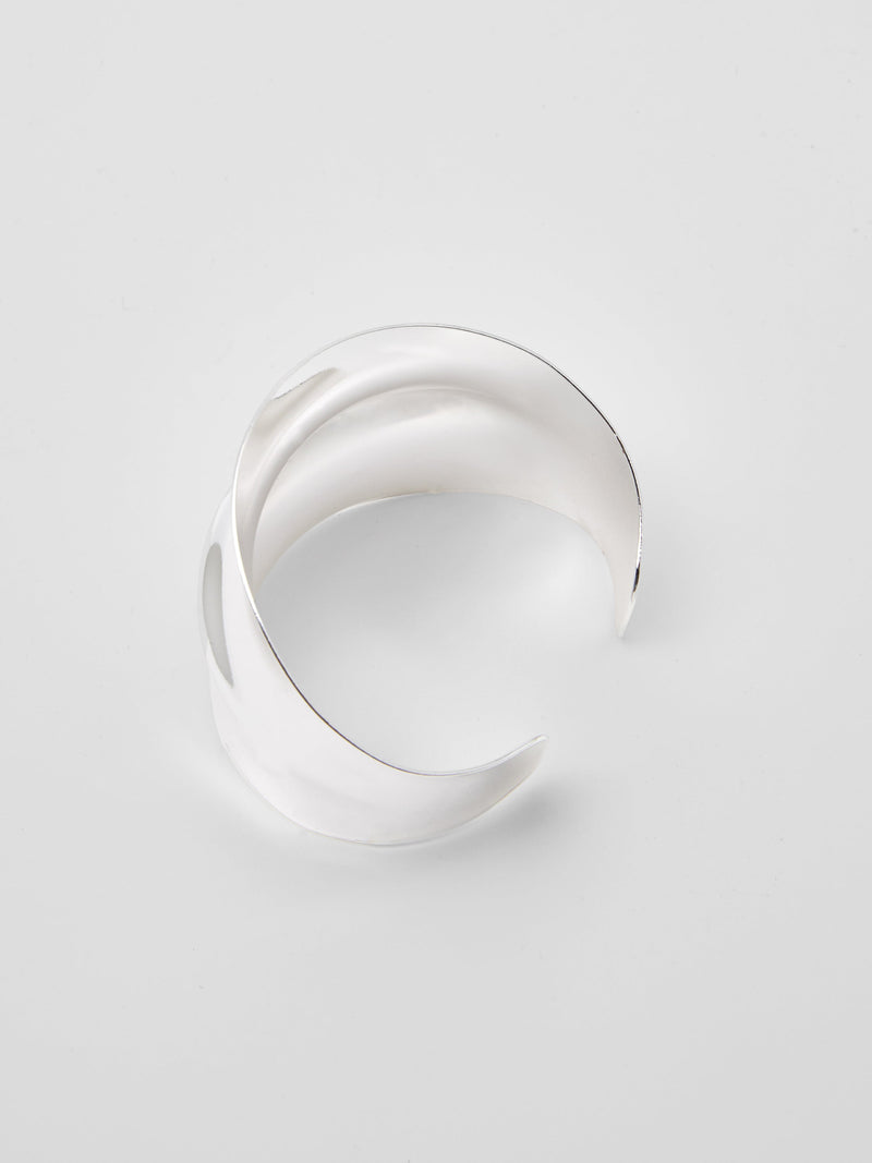 french connection Wide Open Cuff Silver