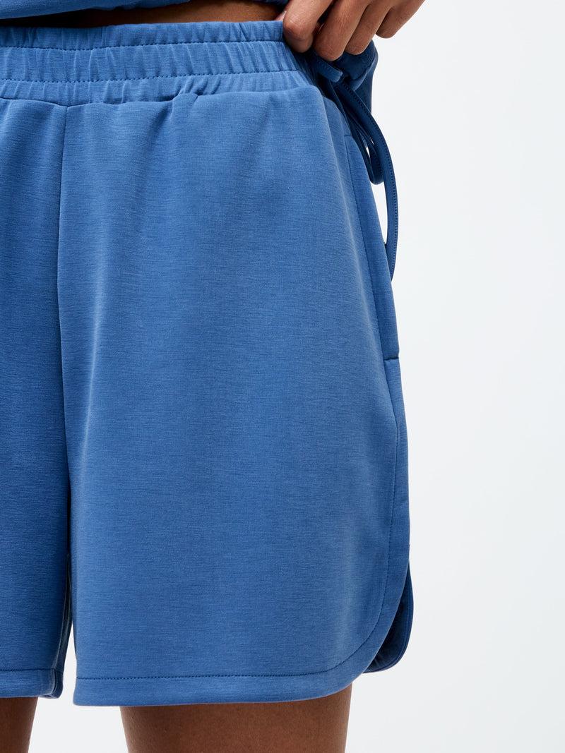 French Connection Wren Sweat Shorts Slate Blue
