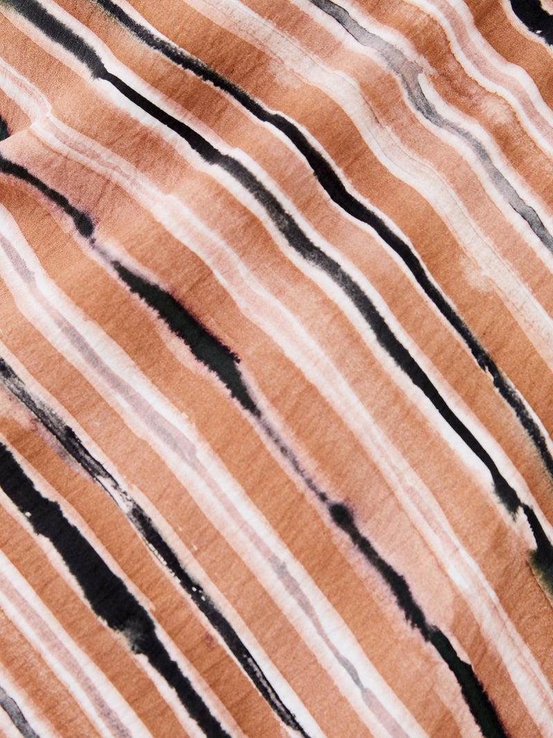 French Connection Gaia Flavia Textured Skirt Mocha Mousse