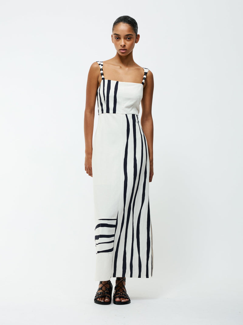 french connection Genevieve Ariette Dress White/Black