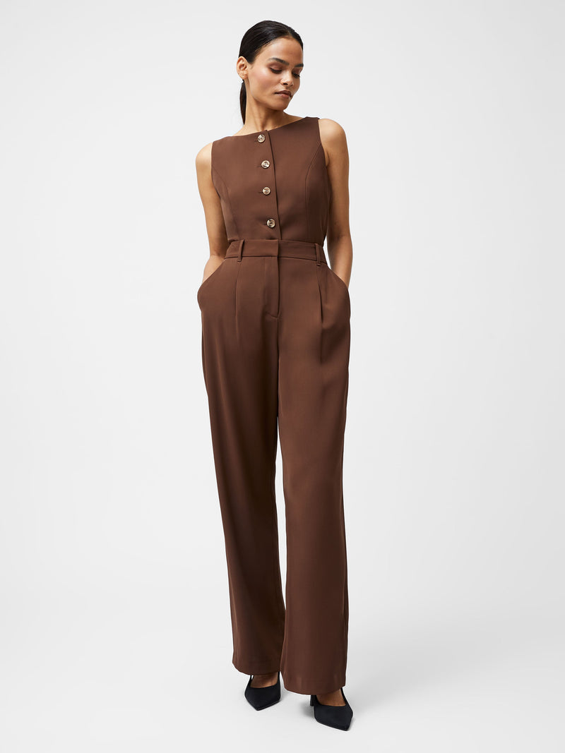 French Connection Harrie Tailored Trousers Chocolate