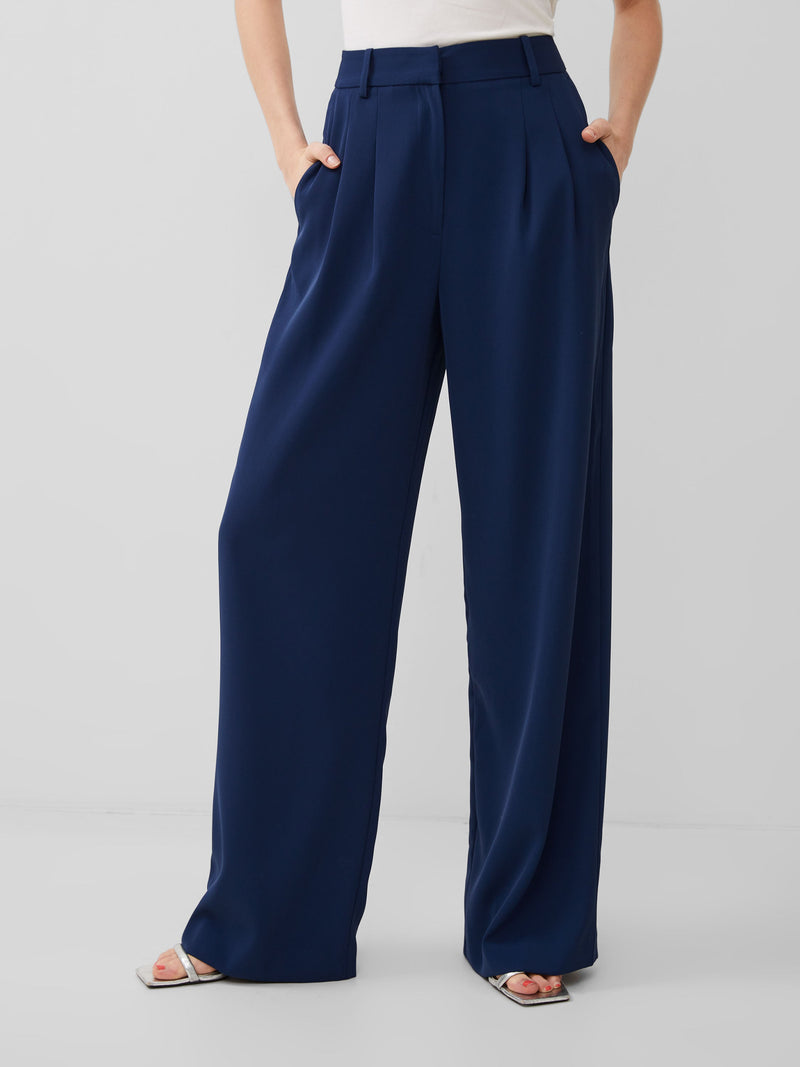 French Connection Harrie Tailored Trousers Midnight Blue