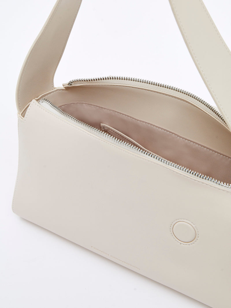 French Connection Jeenaa X Envelope Bag Classic Cream