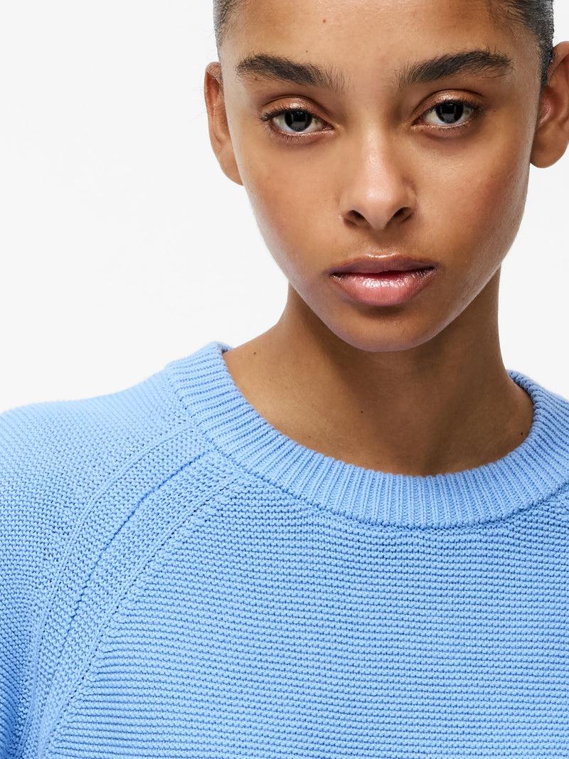 French Connection Lily Mozart Long Sleeve Jumper Cornflower Blue