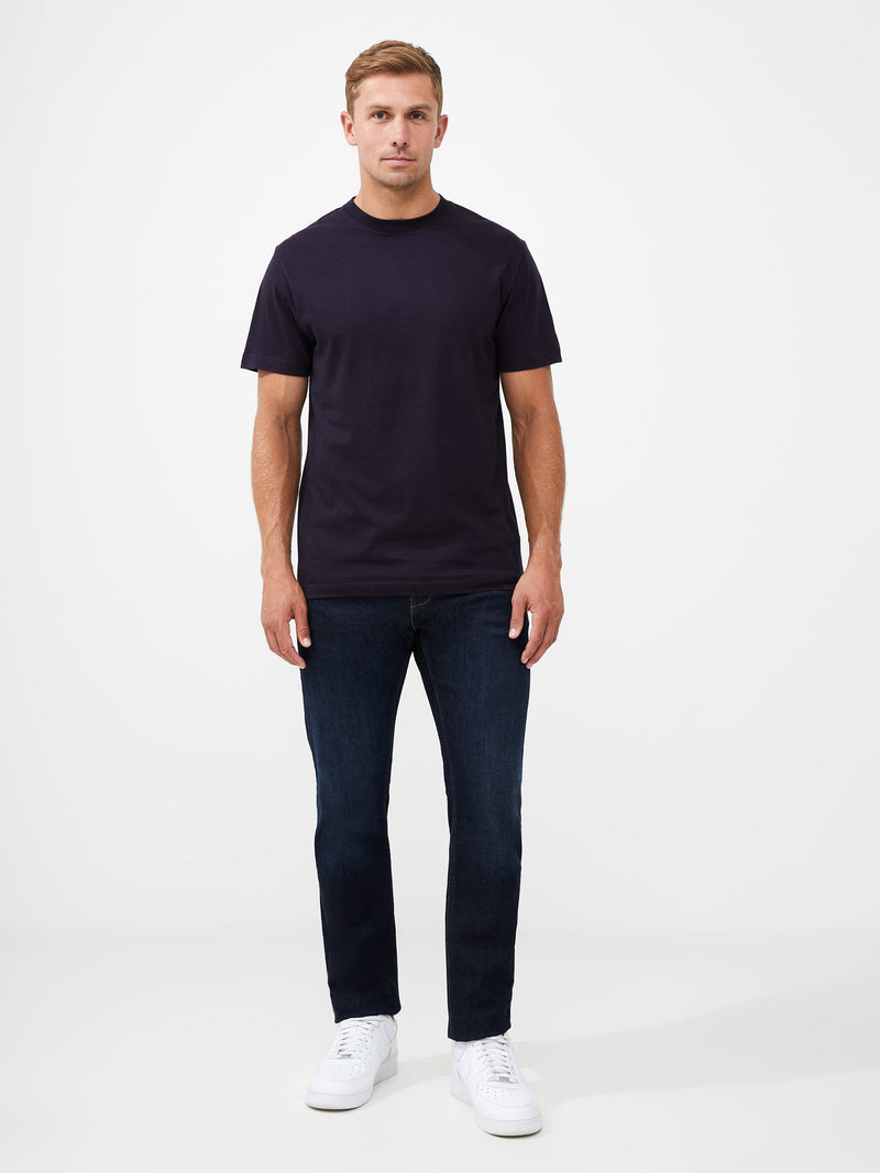 French Connection Organic Cotton Classic T-Shirt Utility Blue