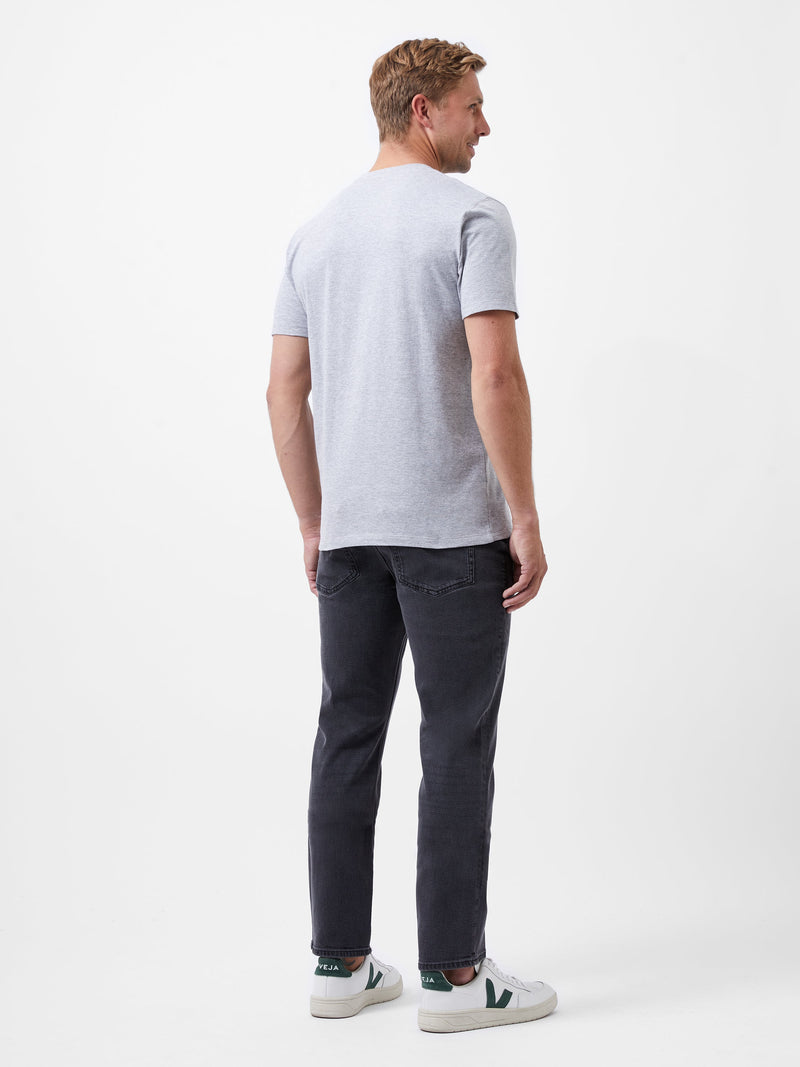 French Connection Organic Pocket T-Shirt Light Grey Mel