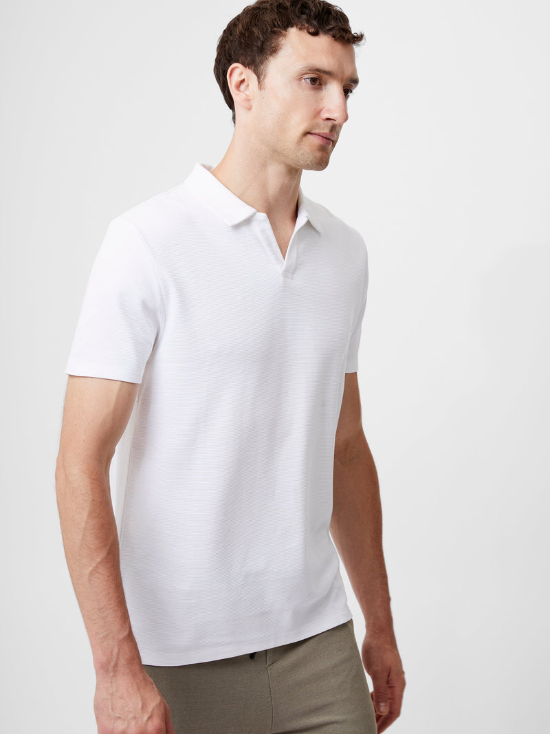 French Connection Ottoman Trophy Neck T-Shirt White