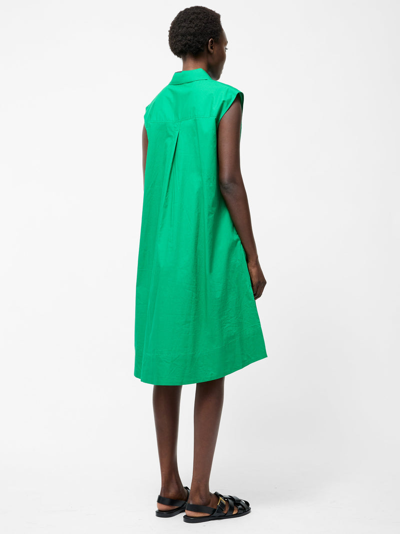 French Connection Poplin Tie Sleeveless Dress Jelly Bean