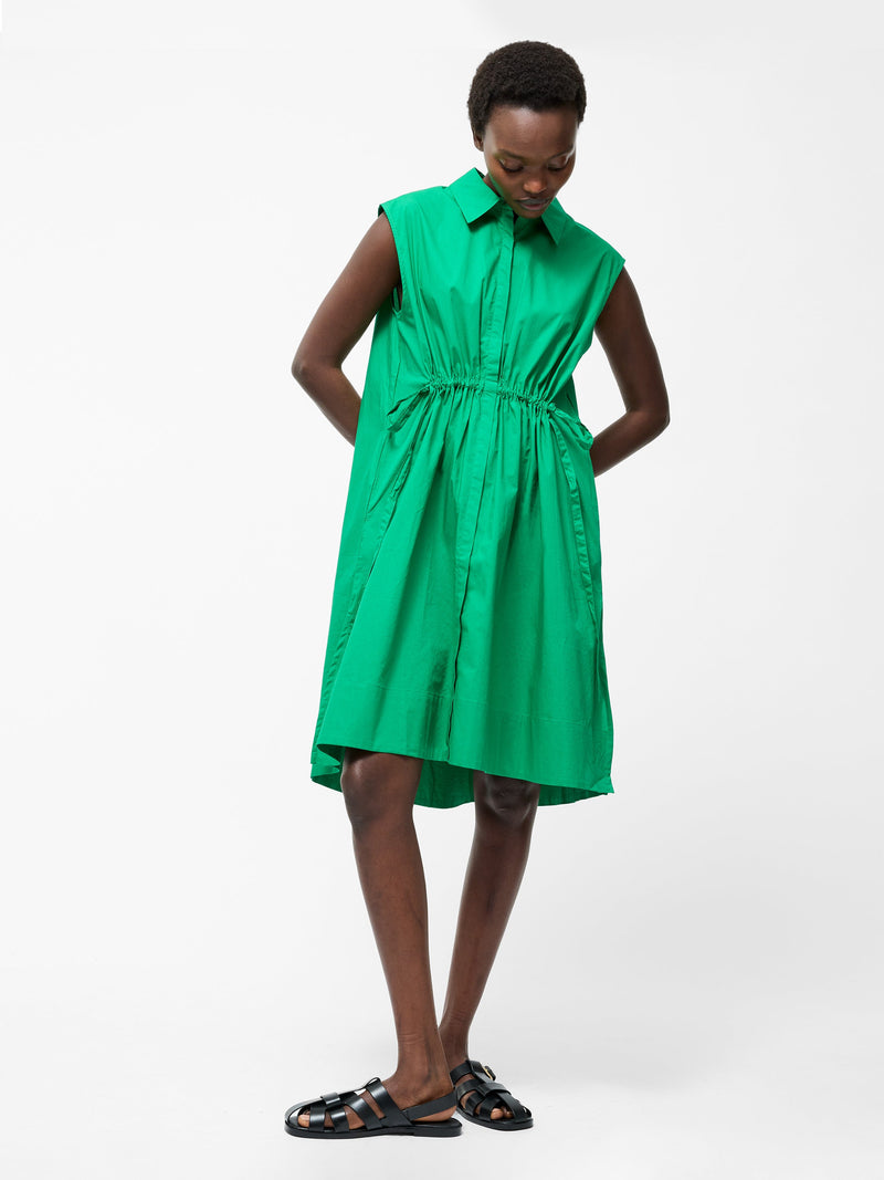 french connection Poplin Tie Sleeveless Dress Jelly Bean